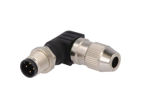 Złącze okrągłe MOSA M12 męskie kątowe 4pin 7000-12561-0000000