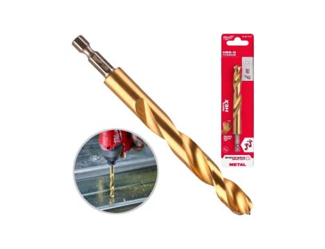 Wiertło do metalu HSS-G TIN 12x82/127mm 1/4 HEX MILWAUKEE