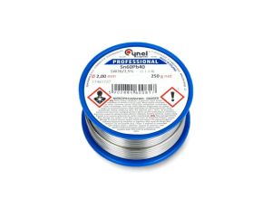 CYNEL UNIPRESS Cyna 2,00mm 250g Sn60Pb40 SW26/3/2.5 spoiwo lutownicze PROFESSIONAL