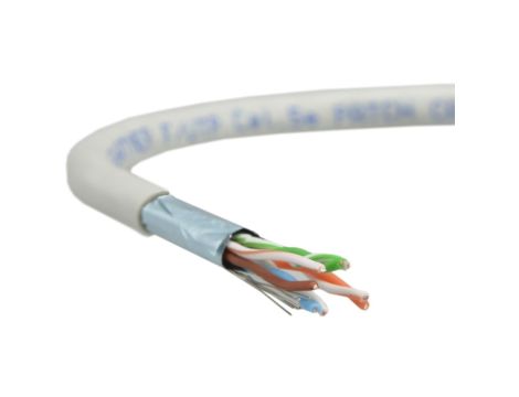 Kabel FTP kat.5e F/UTP 4x2x0,48 linka szara Telegärtner /305m/