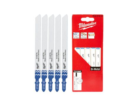 Brzeszczot do wyrzynarki bi-metalowe uniwersalne 105/1,2mm op. 5szt MILWAUKEE