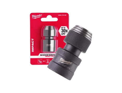 Adapter do bitów 1/2 na 1/4 HEX MILWAUKEE