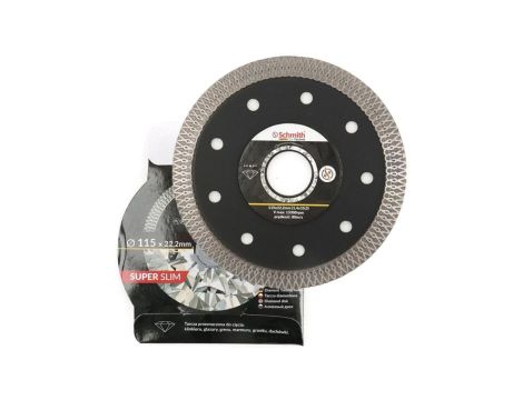 Tarcza diamentowa 115mm do gresu płytek Premium SLIM - Schmith