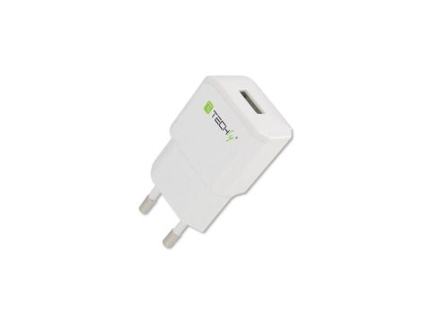 Sieciowa Ładowarka USB 5V 2.1A Slim Biała IPW-USB-21EC