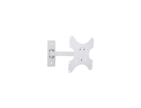 Uchwyt Ścienny TV LED/LCD 19-37 cali 25kg Obrotowy Biały