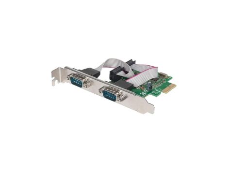 Karta Kontroler PCI-Express Portu Szeregowego 2x RS232/COM