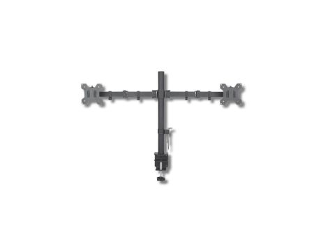 Podwójne ramię biurkowe 2X TV/LED/LCD 13-27 CALI 20KG Obrotowe ICA-LCD 382-D