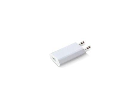 Sieciowa Ładowarka 100-240V - USB 5V 1A Slim Biała