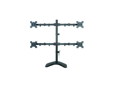 Biurkowy Uchwyt Obrotowy na Cztery Monitory 13-27 Cali 40kg