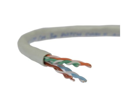 Kabel UTP kat.5e U/UTP 4x2x0,58 linka szara Telegärtner /305m/