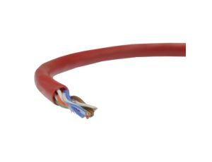Kabel UTP kat.5e U/UTP 4x2x0,48 linka czerwona Alantec /100m/