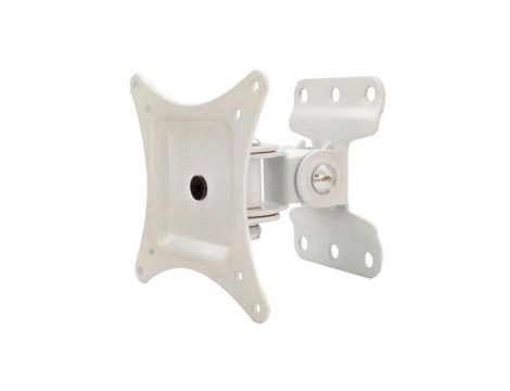 Uchwyt Ścienny TV LED/LCD 13-30 cali 23kg Obrotowy Biały