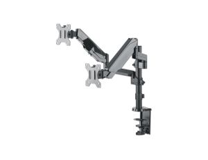 Ramię biurkowe 2X TV LED/LCD 17-32 CALE 8KG sprężyna gazowa 461597