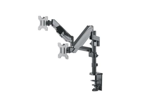 Ramię biurkowe 2X TV LED/LCD 17-32 CALE 8KG sprężyna gazowa 461597