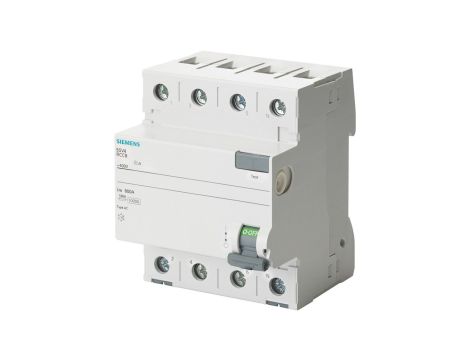 Wyłącznik różnicowoprądowy SENTRON 4P 25A Typ A 0,03A 400V N-Lewa 5SV3342-6KL