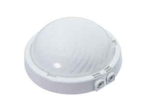 Oprawa TRIO, E27, 75W, biała-polipropylen, 2xdławik, klosz matowy-poliwęglan, IP44 A2120-MP