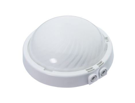 Oprawa TRIO, E27, 75W, biała-polipropylen, 2xdławik, klosz matowy-poliwęglan, IP44 A2120-MP