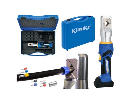 Zaciskarka akumulatorowa do tulejek 6-120 / Praska akumulatorowa do tulejek / KLAUKE GERMANY / EKWF120ML