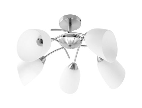 Plafon Activejet AJE-NIKITA 5P E27 5x40W Nikiel