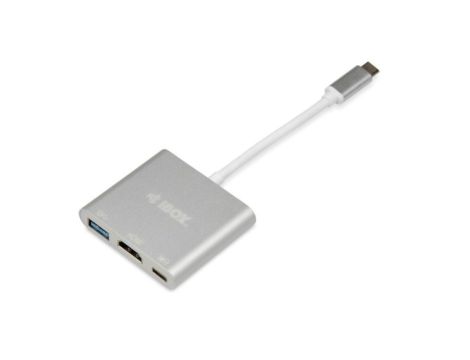Adapter IBOX IUH3CFT1 (kolor srebrny)