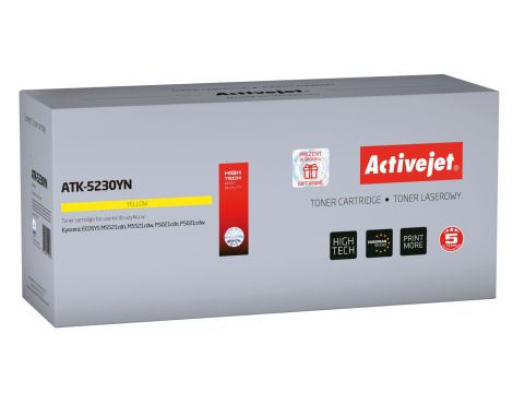 Toner Activejet ATK-5230YN (zamiennik Kyocera TK-5230Y Supreme 2200 stron żółty)