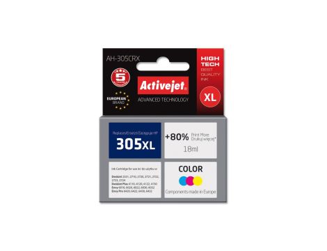 Tusz Activejet AH-305CRX (zamiennik HP 305XL 3YM63AE Premium 18 ml color)