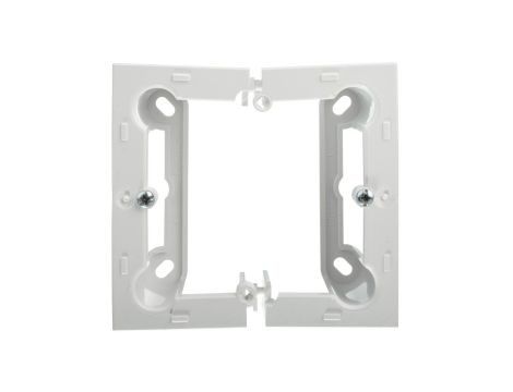 Simon Classic Puszka natynkowa pojedyncza składana/ głęboka biała PSC/11