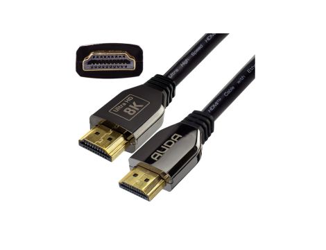 AUDA Prestige Kabel HDMI 2.1 8K Ultra High Speed 8K@60 4K@120 /0,5m/