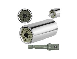 Nasadka igiełkowa uniwersalna klucz nasadowy + adapter 7-19mm 1/4 - 3/4 KraftiDele