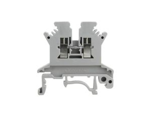 Złączka szynowa przelotowa szara śrubowa 1,5mm2 1P VDE UL