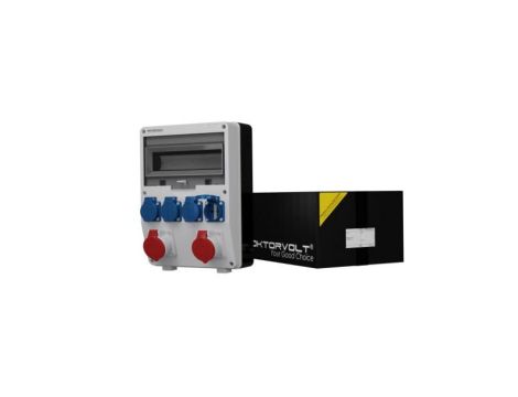 Rozdzielnica budowlana TD 2x16A 4x230V Schuko Doktorvolt 6084