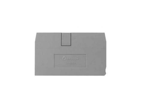 Płytka końcowa do złączki szynowej 6mm2 DS6 DGN 4050