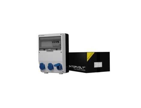 Rozdzielnica budowlana TD-S/FI 3x230V Schuko Doktorvolt 9023