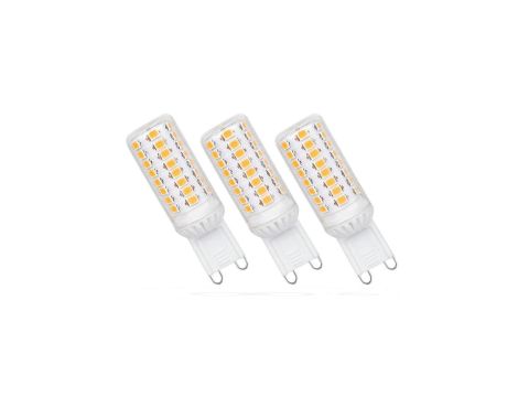 3 x Żarówka G9 led 4W ściemnialna 4000K neutralna biała dimmable 430lm