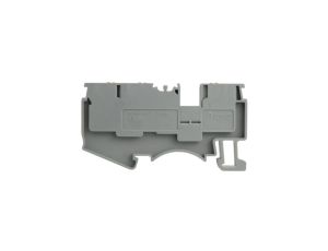 Złączka szynowa 2,5mm2 1P 3-przewodowa zacisk push-in szara UL 3923