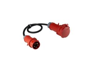 Adapter siłowy 1m z wtyczki 16A 5p 400V na gniazdo 32A 5P 400V 2551