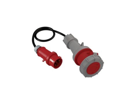 Adapter 1m z wtyczki CEE 400V/32A/5P na gniazdo siłowe 400V/63A/5P 2797