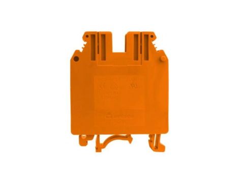 Złączka szynowa przelotowa pomarańczowa śrubowa 35mm2 1P VDE