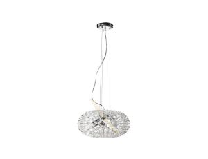 Lampa LOLANDA fi360*H1500mm 3xE27 TRANSP akryl + metal