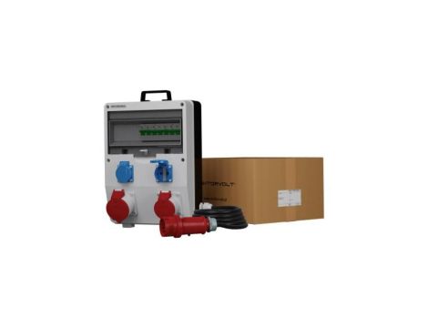 Rozdzielnica budowlana z kablem ECO-S SKH 16A 32A 2x230 Schuko Doktorvolt 0083