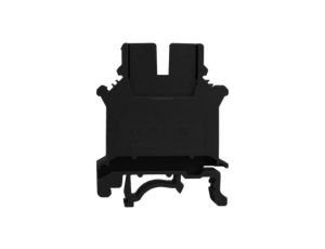 Złączka szynowa przelotowa czarna śrubowa 16mm2 1P VDE UL