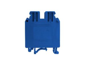 Złączka szynowa przelotowa niebieska śrubowa 35mm2 1P VDE UL 5750