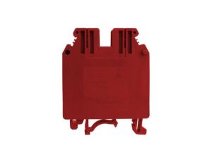 Złączka szynowa przelotowa czerwona śrubowa 35mm2 1P VDE UL 7372