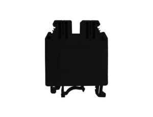 Złączka szynowa przelotowa czarna śrubowa 35mm2 1P VDE UL