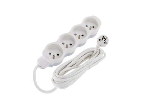 Przedłużacz prądowy 1.5m 4xGN (2P+Z) 3x1,00mm2