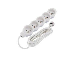 Przedłużacz prądowy 1.5m 5xGN (2P+Z) 3x1,00mm2