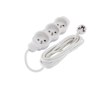 Przedłużacz prądowy 5m 3xGN (2P+Z) 3x1,00mm2