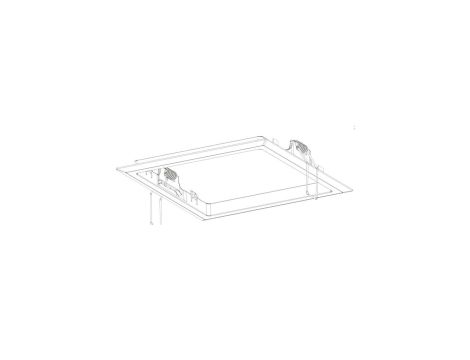 Intelight Ramka do montażu podtynkowego STARLED QUAD czarna 92820