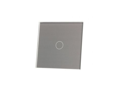 Livolo SREBRNY METALIZOWANY PANEL SZKLANY 701-64