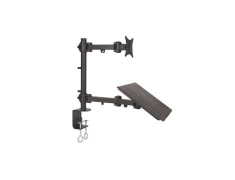 UCHWYT BIURKOWY DO MONITORA LED/LCD 13-27 + notebooka L-23 ART